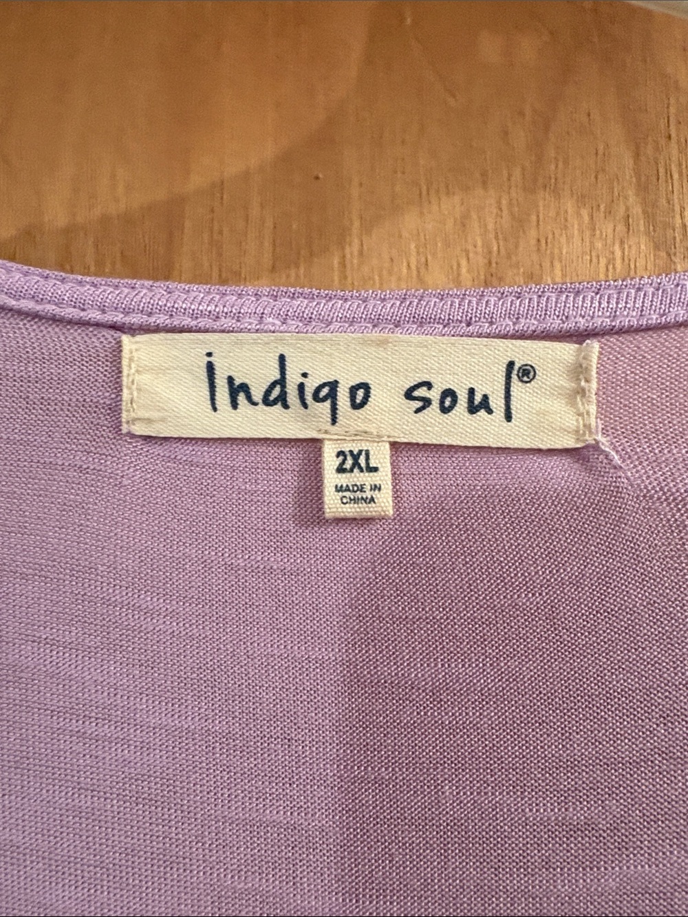 indigo soul Lilac Crochet-Hem Tunic Top - Picture 2 of 3
